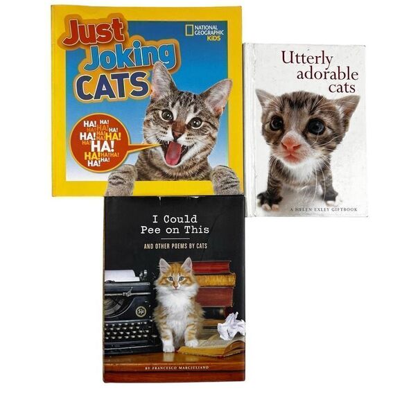 Exley, Scholastic, Chronicle Books Bundle of 3-Piece Set of Cat Lover Books - Picture 10 of 10